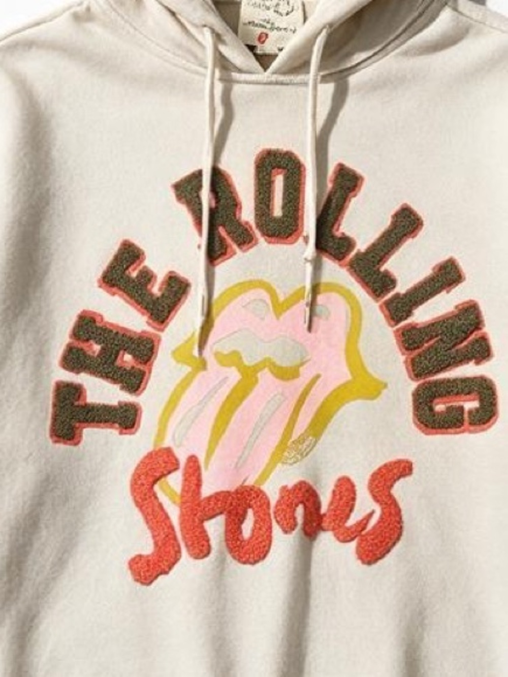 Fantastic Fawn “The Rolling Stones” Oversized Hoodie Pullover Women’s Size Large - Picture 3 of 10